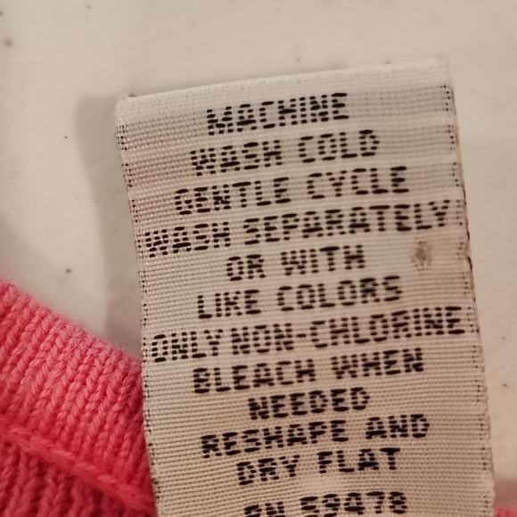 CAROLE LITTLE WOMENS MEDIUM EMBROIDERED PINK FLIP FLOP CARDIGAN 100% COTTON - Picture 6 of 7